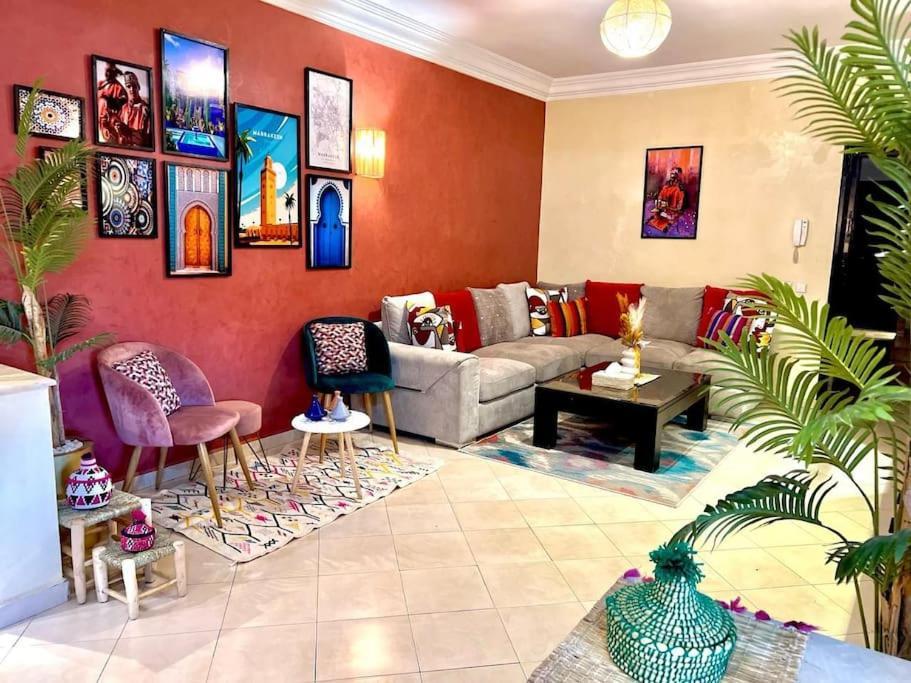 Appartement Marrakech Hivernage N54 Residence Caprice Palace 马拉喀什 外观 照片