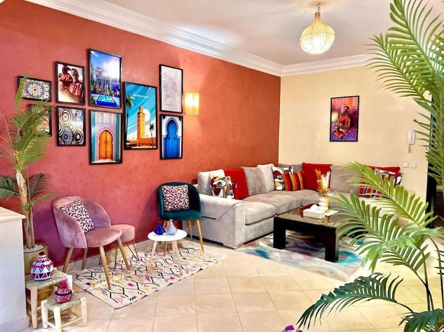 Appartement Marrakech Hivernage N54 Residence Caprice Palace 马拉喀什 外观 照片