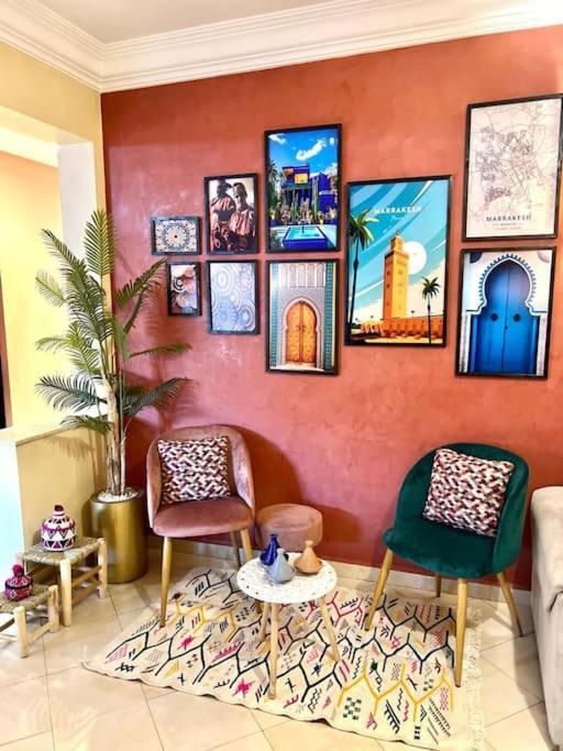 Appartement Marrakech Hivernage N54 Residence Caprice Palace 马拉喀什 外观 照片